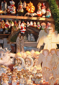 Cracow Christmas Market stalls